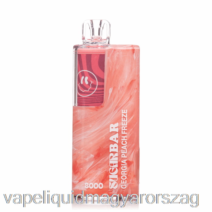 Cukorszelet Sb8000 Eldobható Georgia Peach Freeze Vape E Cigi